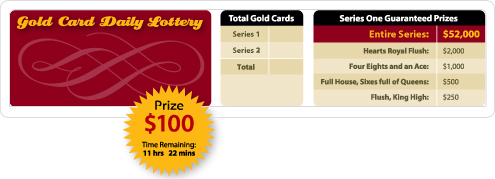 Gold Card Daily Lottery Gold Card Lottery
